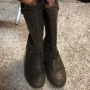 Girls wedge boots